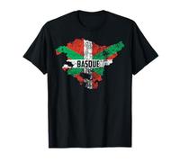 Camisa Bandera País Vasco | Regalo de Raíces Históricas Euskadi Camiseta