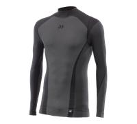 Camisa base de manga larga y cuello alto para 4 estaciones SIXS TS3 V2 Negro/CarbonoXS/S Negro,Carbono