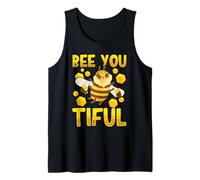 Camisa Bee You Tiful para Mujer, diseño de Abeja Camiseta sin Mangas