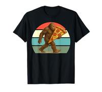 Camisa Bigfoot para amantes de la pizza, Sasquatch con rebanada gigante Camiseta