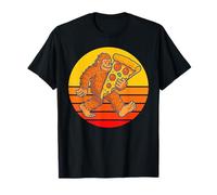 Camisa Bigfoot para amantes de la pizza, Sasquatch con rebanada gigante Camiseta