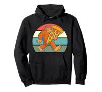 Camisa Bigfoot para amantes de la pizza, Sasquatch con rebanada gigante Sudadera con Capucha