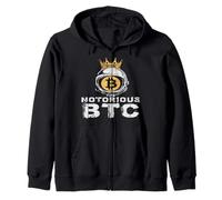 Camisa Bitcoin Regalos Notorious BTC Crown Hombres Mujeres Crypto Sudadera con Capucha