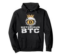 Camisa Bitcoin Regalos Notorious BTC Crown Hombres Mujeres Crypto Sudadera con Capucha