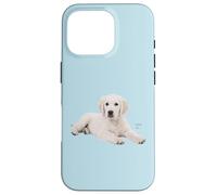 Camisa Blanca de Labrador Retriever Amarilla Love Lab Mom Dog Dad Carcasa para iPhone 16 Pro