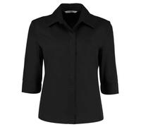 Camisa Blusa Continental Ajustada De Manga 3/4 Para Mujeres Kustom Kit