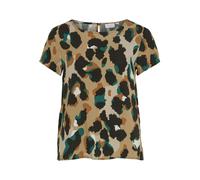 Camisa blusa moda top corto cuello redondo mujer VILA