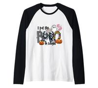 Camisa Boujee Ghost con Texto en inglés «Put The Boo in Boujee», Divertida y Linda Camiseta Manga Raglan