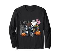 Camisa Boujee Ghost con Texto en inglés «Put The Boo in Boujee», Divertida y Linda Manga Larga