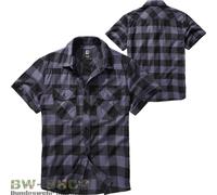 CAMISA BRANDIT CHECK MANGA CORTA LEÑADOR CAMISA A CUADROS HOMBRE FRANELA...