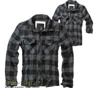 CAMISA BRANDIT CHECK MANGA LARGA LEÑADOR CAMISA HOMBRE CUADROS FRANELA CUADRO...