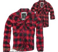 CAMISA BRANDIT CHECK MANGA LARGA LEÑADOR CUADROS HOMBRE CAMISA FRANELA...