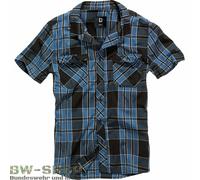 CAMISA BRANDIT ROADSTAR MANGA CORTA OCIO CAMISA CUADROS HOMBRE LEÑADOR CUADROS