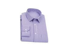 Camisa casual de negocios a rayas y cuadros para hombre, ajuste regular, manga larga, adecuada para ocasiones de trabajo social, Morado Oscuro, 5XL