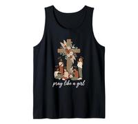 Camisa Católica Hombre Mujer Cristianismo Cristo Jesús Camiseta sin Mangas
