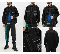 Camisa Chaqueta Denim Unisex Versace Jeans Couture Logo Blouson BNWT M