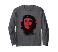 Camisa Che Guevara Revolución Cuba Mes de la Herencia Cubana Rebelde Manga Larga
