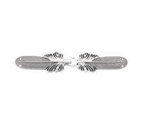 Camisa Cinch Swirl Clip Cape Clips, Paquete de 3 pinzas for chal y cárdigan con estampado flores retro(E-a1)