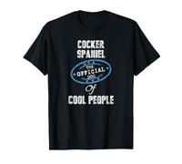 Camisa Cocker Spaniel The Official Dog of Cool People Gift Camiseta
