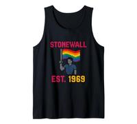 Camisa colorida LGBTQ del orgullo gay Stonewall 1969 Camiseta sin Mangas