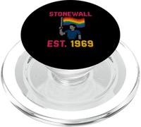 Camisa colorida LGBTQ del orgullo gay Stonewall 1969 PopSockets PopGrip para MagSafe
