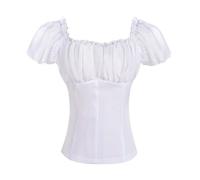 Camisa con Camisa con Un Hombro Top de Manga Corta Junko Enoshima Cosplay Traje Disfraces De Cosplay para Mujer para El Sexo