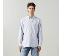 Camisa con cuello abotonado Oxford Relaxed Hombre Talla XL. Color Azul