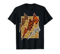 Camisa con estampado animal Leopard Tiger Cheetah Zebra Lightning Camiseta