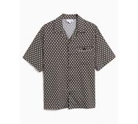 Camisa con gráfico Relaxed de manga corta Lacoste para hombre Marrón 40