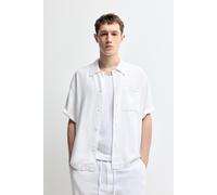 Camisa con lino Lefties Edition BLANCO L