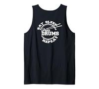 Camisa con repetición de batería Eat Sleep Play Drums, Camiseta sin Mangas