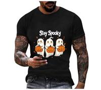 Camisa con texto en inglés "I am Fine It's Not My Bloody Splatter Bloody Halloween Im Fine Accesorios de disfraz Problem Resolved Halloween Funny Scary Tops de manga corta sangriento, tela sangrienta