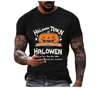 Camisa con texto en inglés "I am Fine It's Not My Bloody Splatter Bloody Halloween Im Fine Accesorios de disfraz Problem Resolved Halloween Funny Scary Tops de manga corta sangriento, tela sangrienta