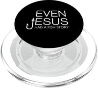 Camisa Cristiana para Amantes de la Pesca - Even Jesus Had A Fish Story PopSockets PopGrip para MagSafe