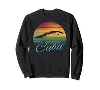 Camisa Cuba Mes de la Herencia Hispana Mapa Isla Caribe Sudadera