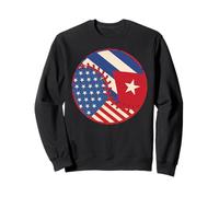 Camisa Cubana Americana de béisbol Bandera de Cuba de Estados Unidos Sudadera