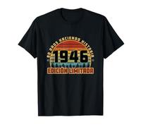 Camisa Cumpleaños 1946 in Spanish 80 Años Edición Limitada Camiseta