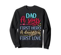 Camisa Dad A Sons First Hero A Daughter First Love para Hombre Sudadera