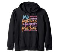 Camisa Dad A Sons First Hero A Daughter First Love para Hombre Sudadera con Capucha