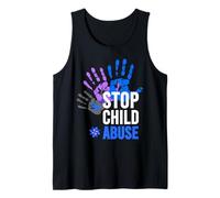 Camisa de abuso Infantil - Detener la Conciencia de prevención del abuso Infantil Camiseta sin Mangas