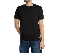 Camisa de algodón con cinta de la serie EA7 Logo para hombre