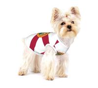 Camisa de algodón con estampado de la bandera de Florida para perros pequeños, camiseta sin mangas suave y transpirable para cachorros, gatos y chihuahua