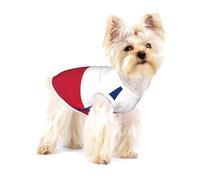 Camisa de algodón con estampado de la bandera de Texas, adorable camisa para mascotas, suave y transpirable, sin mangas, para cachorros, gatos y chihuahua