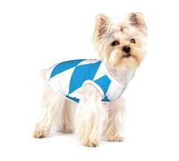 Camisa de algodón para perro, con la bandera de la pastilla bávara, suave y transpirable, para perros, gatos, niños, niñas, mascotas, adecuada para mascotas pequeñas