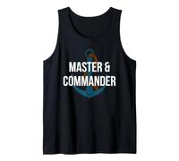 Camisa de Ancla Master & Commander Camiseta sin Mangas