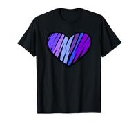 Camisa de Apoyo a la Demencia con corazón Morado para concienciación sobre el Alzheimers Camiseta