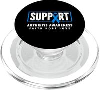 Camisa de Apoyo para la Artritis - Blue Ribbon Arthritis Awareness PopSockets PopGrip para MagSafe