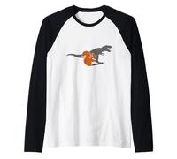 Camisa de Ardilla T-Rex Divertida Camisa de Ardilla Linda Ardilla Camiseta Manga Raglan