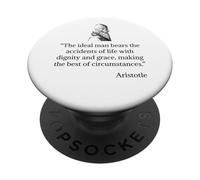Camisa de Aristóteles en El hombre ideal Filosofía de Aristóteles PopSockets PopGrip Adhesivo