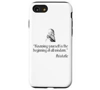 Camisa de Aristóteles sobre Conocerte a ti mismo Filosofía de Aristóteles Carcasa para iPhone SE (2020) / 7 / 8
